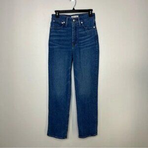 MADEWELL Curvy Perfect Vintage Straight high waist Jean sz 27